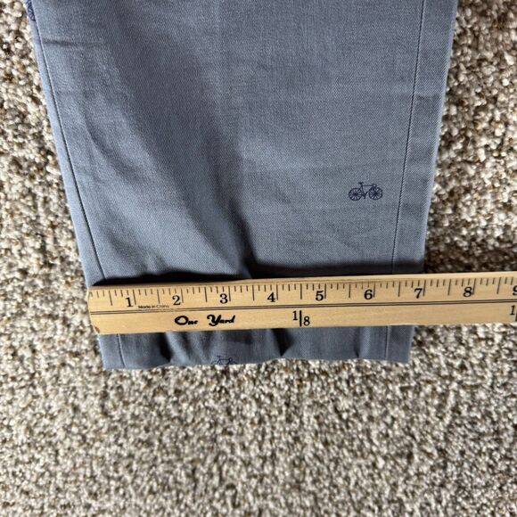 Brooks Brothers Red Fleece Pants Men 33x32 Gray 100% Cotton Bike Bicycle Patten - Picture 5 of 11